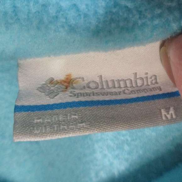 Columbia Jacket Women's Medium‎ Powder Blue Benton Springs Full Zip Fleece - Picture 5 of 7